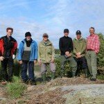 Ideellt röjarlag på Rammholmsbottnen i Kristinehamns skärgård